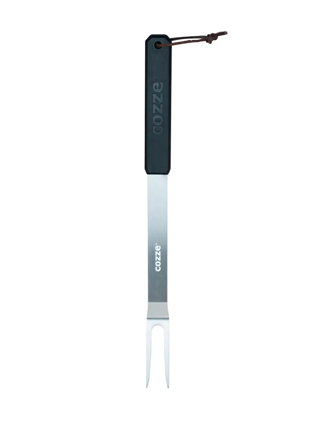 cozze-grillgabel-450-mm-edelstahl-mit-pp-griff-schwarz image 1