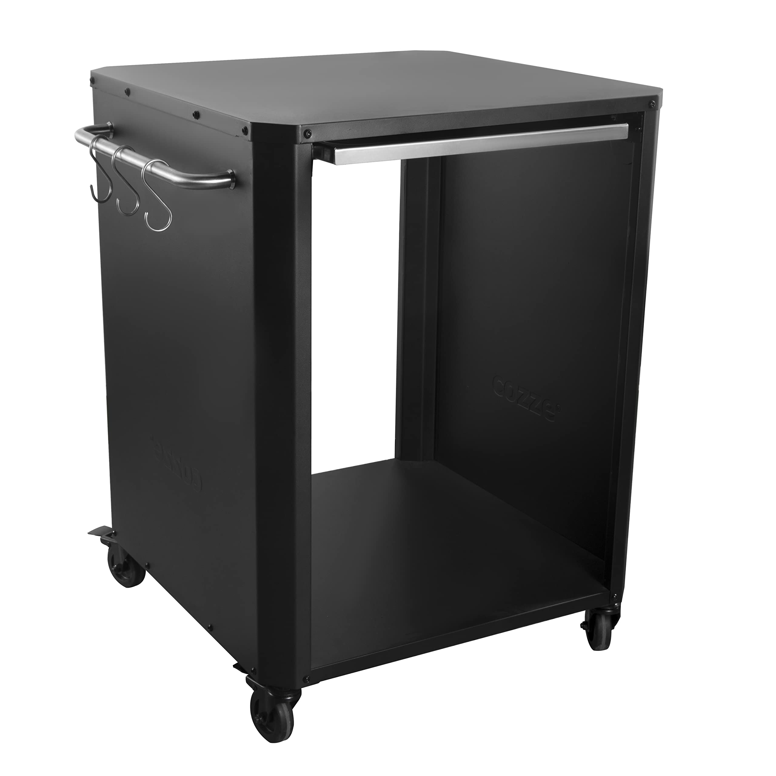 cozze-carts-tisch-outdoor-edelstahl-ausziehtisch-83x63-schwarz image 5