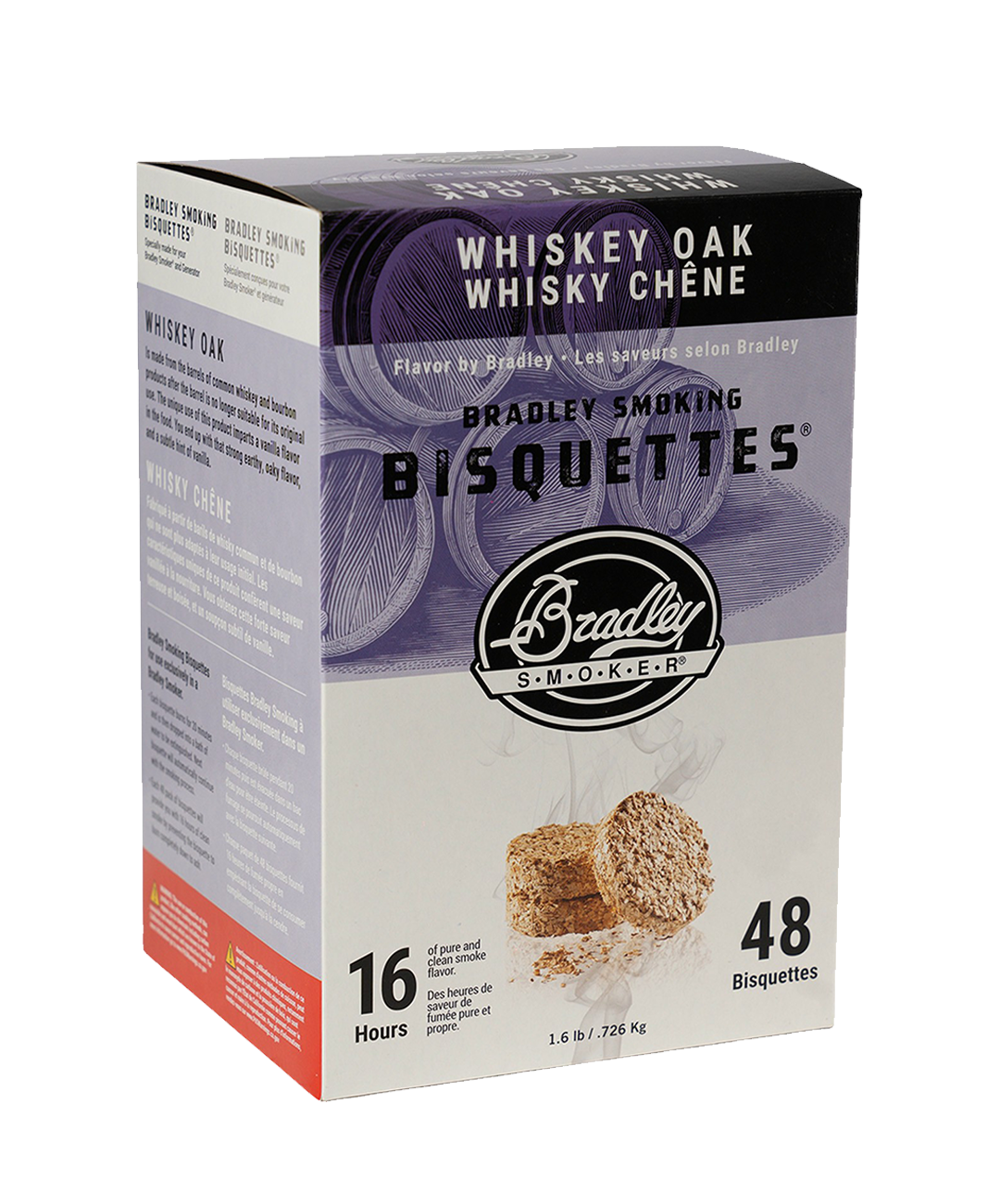 bradley-smoker-whiskey-oak-bisquettes-48-st-ck-r-ucherbriketts image 2
