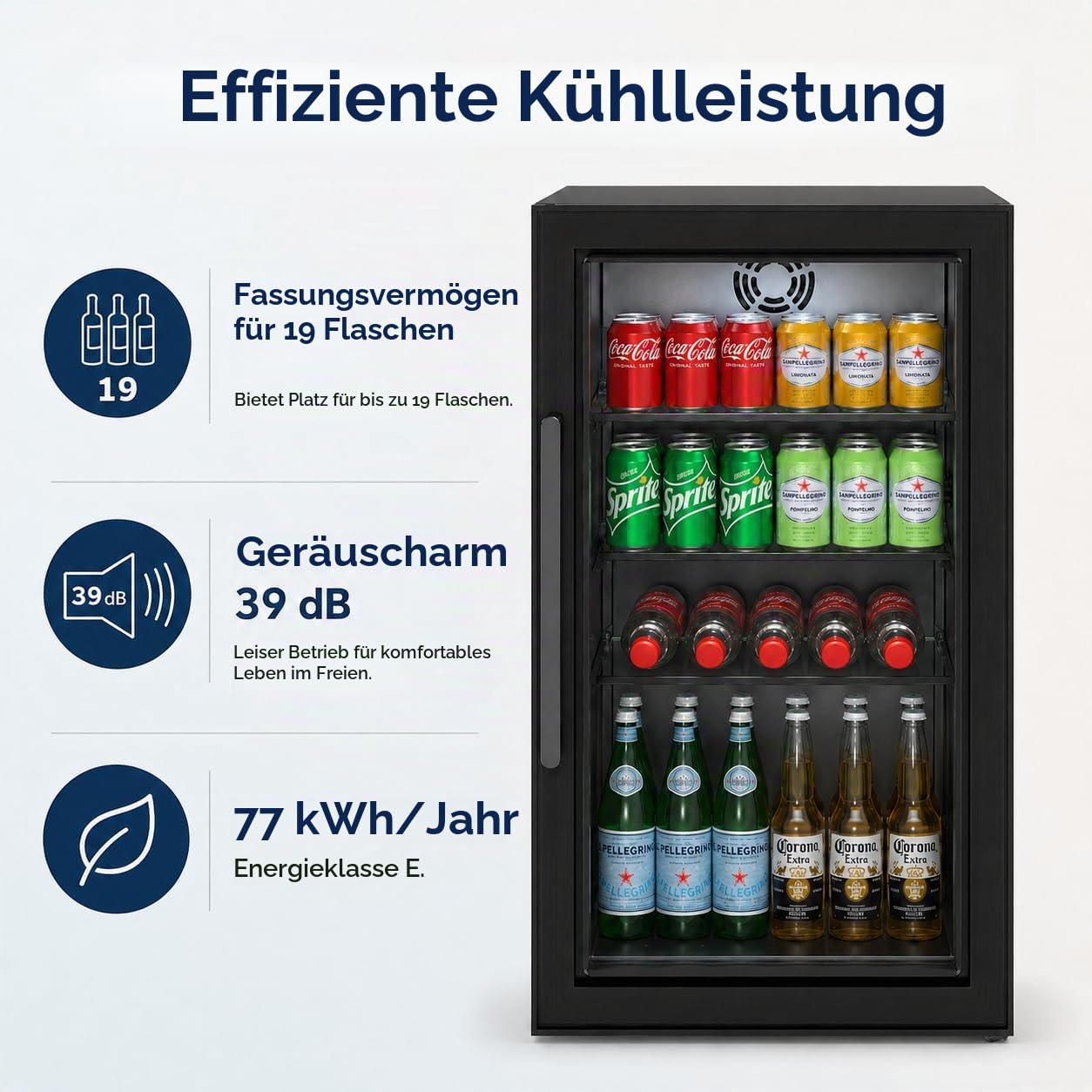 cozze-elements-getr-nkek-hlschrank-63-l-kompressor-3-10-c-glast-r image 3