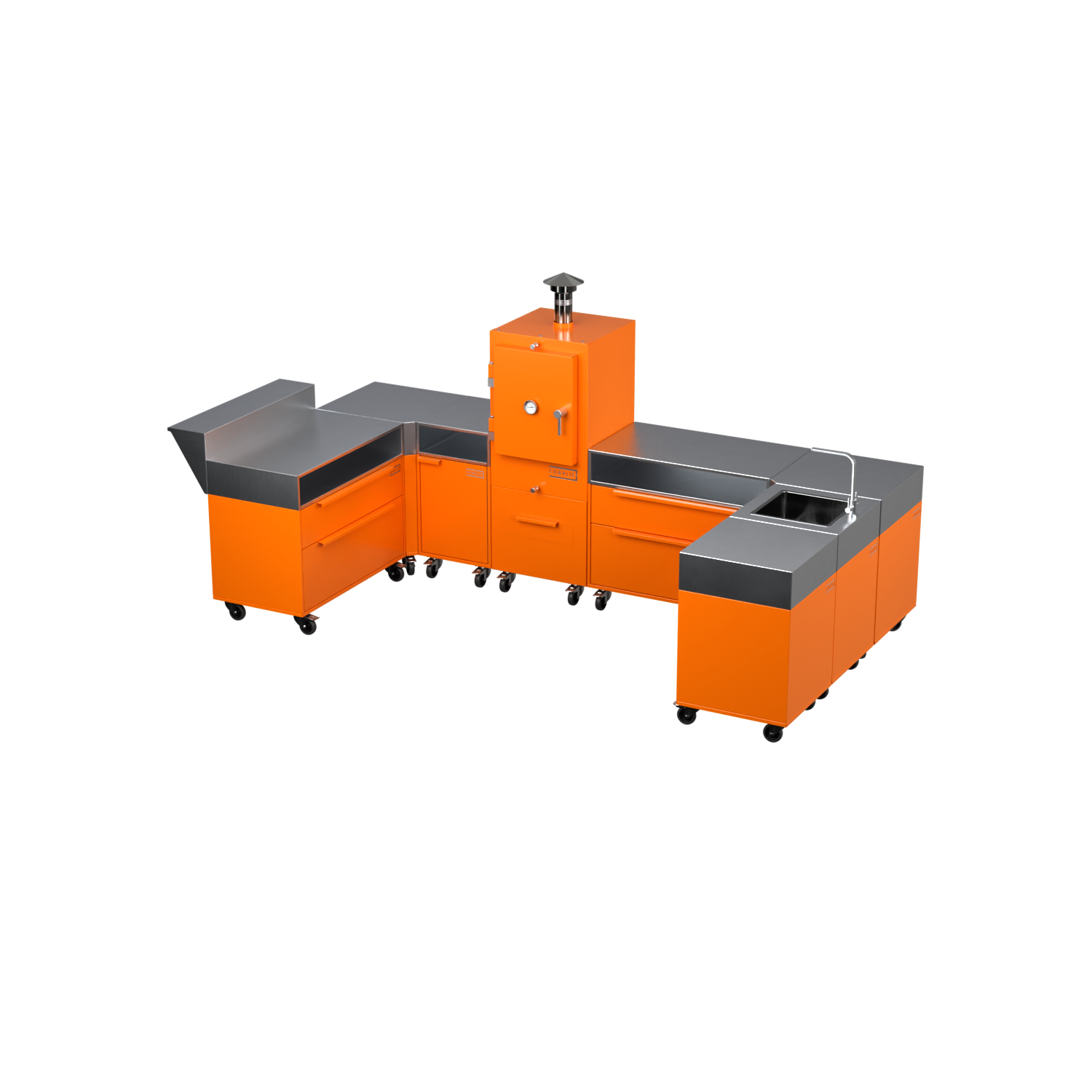 charlie-oven-u2-outdoork-che-u-form-saffron-holzkohleofen image 1
