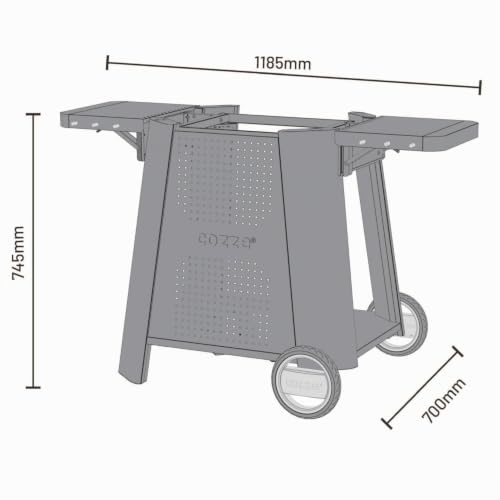 cozze-grillwagen-500-serie-bbq-tisch-schwarz-klappbar-rollbar image 7
