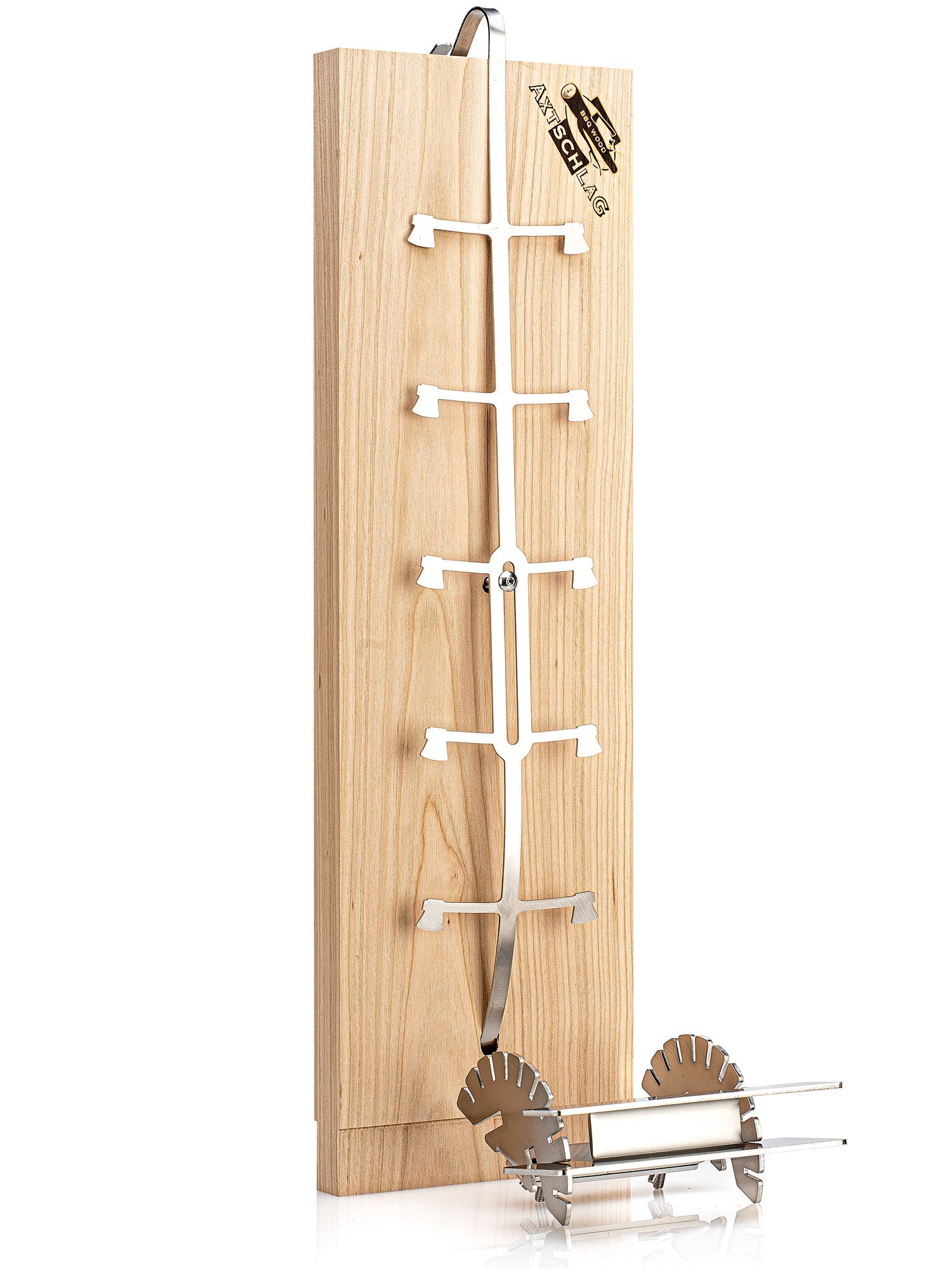 axtschlag-flammlachsbretter-bundle-premium-kirsche-edelstahl image 3